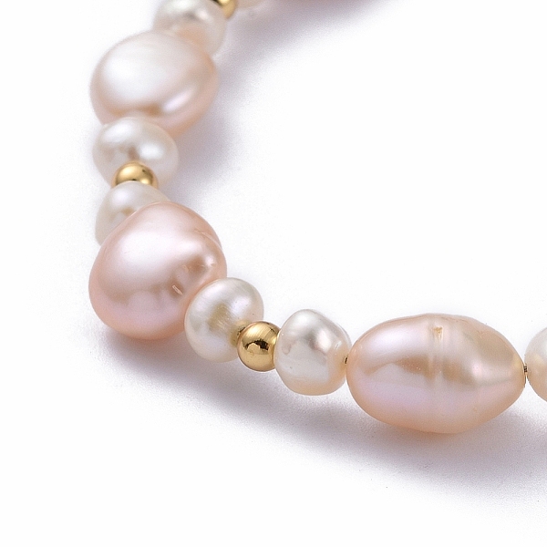 Natural Baroque Pearl Keshi Pearl Beaded Bracelets