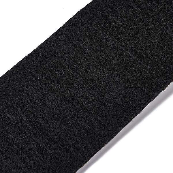 

PandaHall (Defective Closeout Sale: Surface Dust)Self Adhesive Felt Tape, Furniture Felt Strips, Flat, Black, 80x3mm, 1m/roll Plastic Flat...