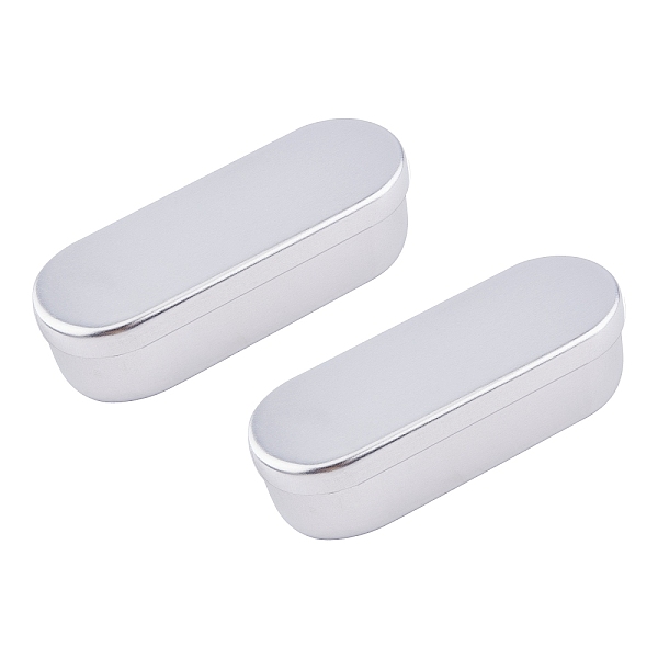 

PandaHall Aluminum Box, Column, Needle Box, Platinum, 4.2x11.5x2.8cm, Inner Size: 4x11cm, Capacity: 5ml(0.16 fl. oz), 12pcs/box Aluminum...