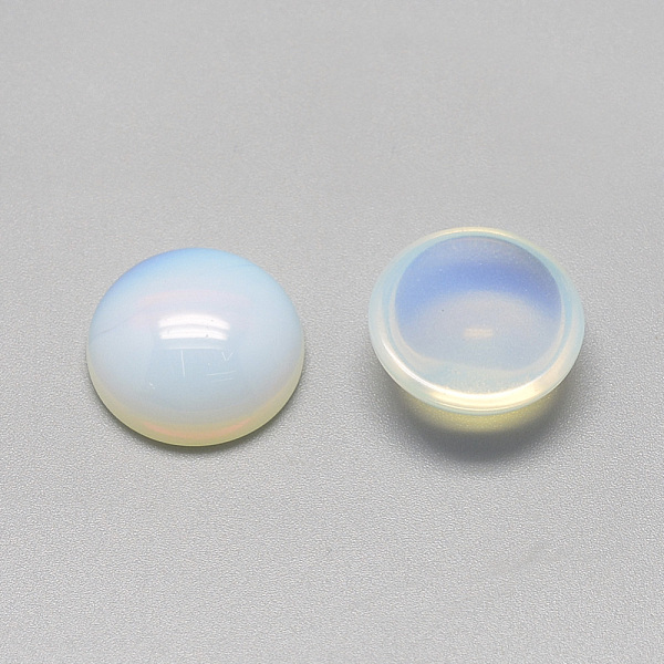 

PandaHall Opalite Cabochons, Half Round/Dome, 10x4~5mm Opalite Half Round