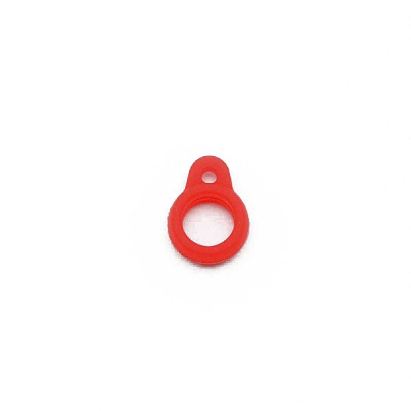 

PandaHall Silicone Pendant, for Electronic stylus & Lighter Making, Ring, Red, 16x12x6mm, Hole: 2.5mm, 8mm inner diameter Silicone Ring Red