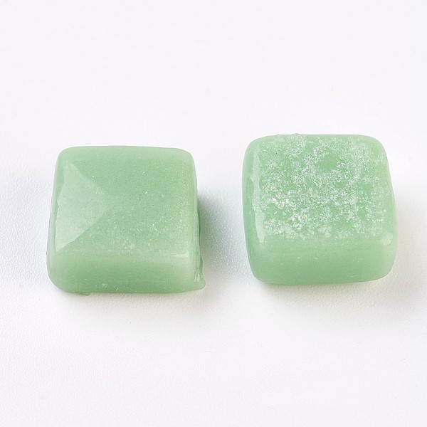 

PandaHall Glass Cabochons, Mosaic Tiles, for Home Decoration or DIY Crafts, Square, Dark Sea Green, 12x12x6mm, about 35pcs/65g Glass Square...