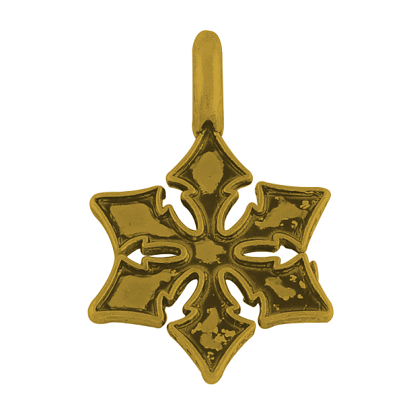 

PandaHall Snowflake Alloy Pendants, Tibetan Style, Cadmium Free & Nickel Free & Lead Free, Antique Golden, 27.5x17x1.5mm, Hole: 5x3mm Alloy...