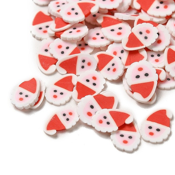 Christmas Theme Handmade Polymer Clay Beads