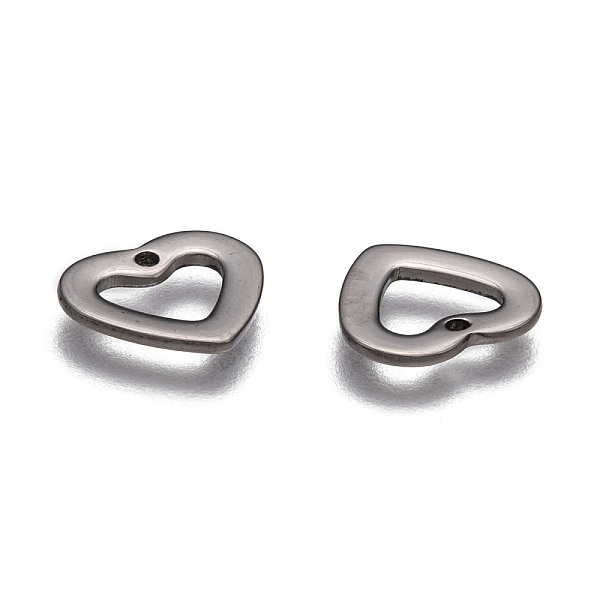 

PandaHall Stainless Steel Pendants, Mixed Shapes, about 4~12mm wide, 5~10mm long, 1mm thick, hole: 1mm Stainless Steel Mixed Shapes