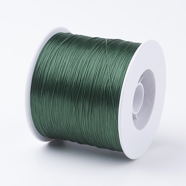 

PandaHall Korean Flat Elastic Crystal String, Elastic Beading Thread, for Stretch Bracelet Making, Sea Green, 0.5mm, about 546.8 yards...