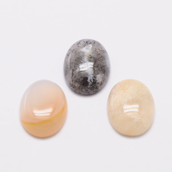 Ovales Cabochons Agate Naturelle
