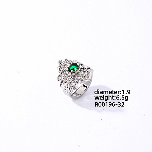 Bagues en laiton strass pour femmes