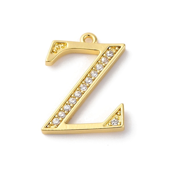 Rack Plating Brass Micro Pave Cubic Zirconia Pendant-image-KK-H449-76G-17-en