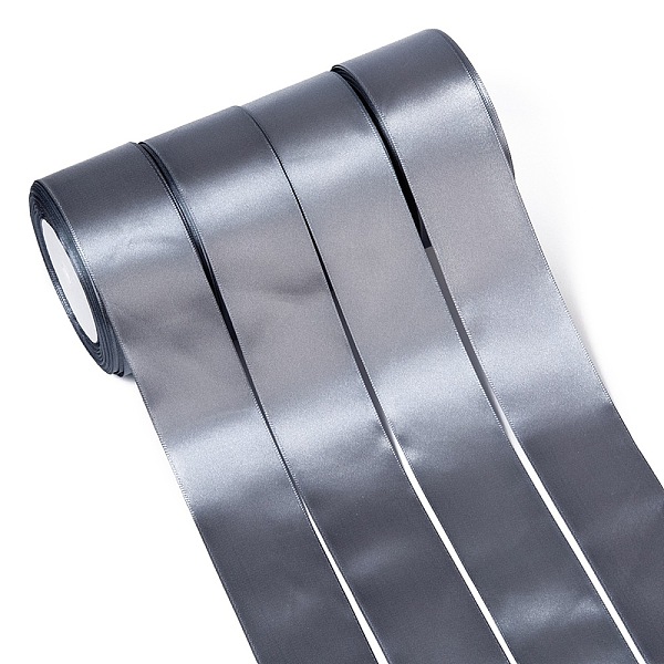 

PandaHall Single Face Satin Ribbon, Polyester Ribbon, Gray, 2 inch(50mm), about 25yards/roll(22.86m/roll), 100yards/group(91.44m/group)...