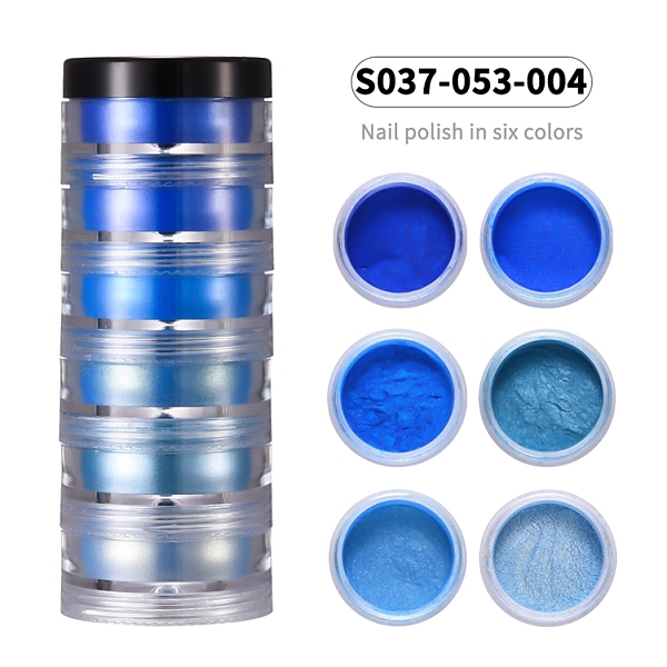 

PandaHall Nail Pearl Powder, Nail Decoration, for UV Resin, Epoxy Resin & Nail Art Craft Jewelry Making , Mixed Color, 1g/color, 6 colors..., Multicolor