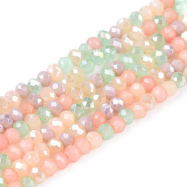Electroplate Glass Beads Strands