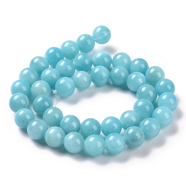 Natural Mashan Jade Round Beads Strands
