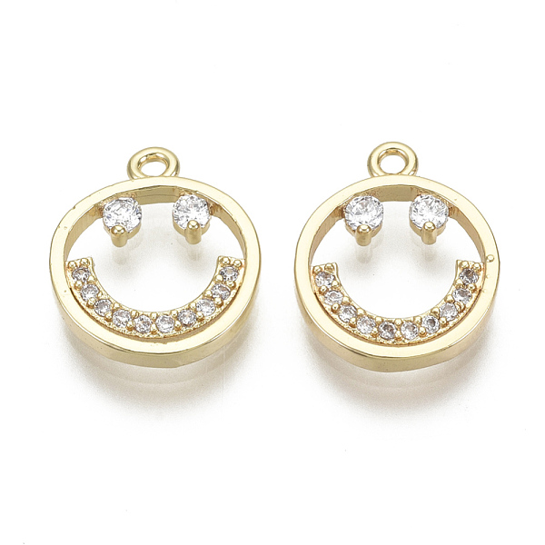 Brass Micro Pave Cl… - image