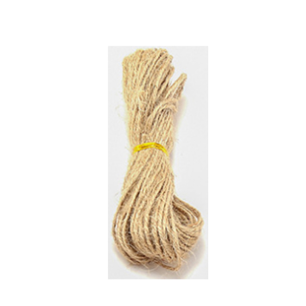 

PandaHall 10M Jute Cord, Jute String, Jute Twine, for Arts Crafts DIY Decoration Gift Wrapping, Navajo White, 2mm, about 10.94 Yards...