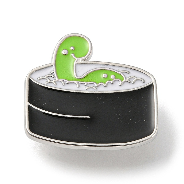 

PandaHall Alloy Brooches, Bird Enamel Pins, for Backpack Clothes, Dinosaur, 24.5x27x2mm Alloy+Enamel Dinosaur
