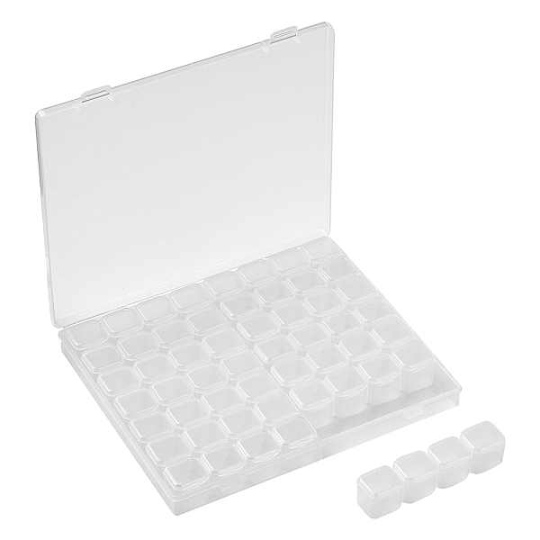 1Pc Transparent Plastic 56 Grids Bead Containers-image-CON-YW0001-86-en
