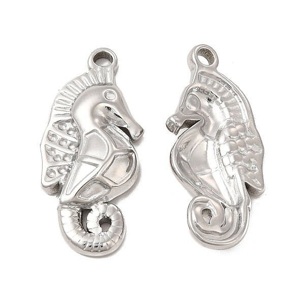 

PandaHall 304 Stainless Steel Pendant Rhinestone Settings, Seahorse, Stainless Steel Color, Fit for Rhinestone: 1mm, 32x14.5x4.5mm, Hole...