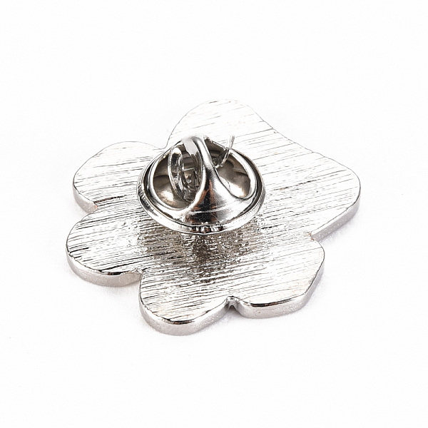 

PandaHall Alloy Enamel Brooches, Enamel Pins, with Brass Butterfly Clutches, Dog Paw Prints with Word My Kids Have A Paws, Cadmium Free &..., Black