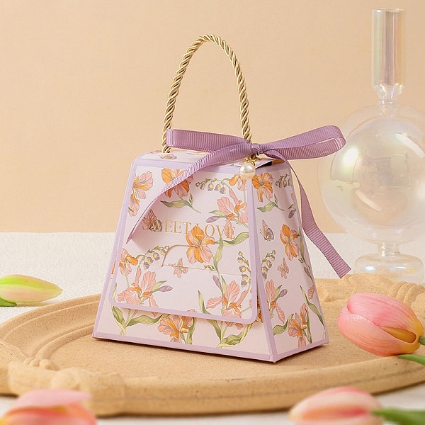 Cajas de dulces de cartón plegables