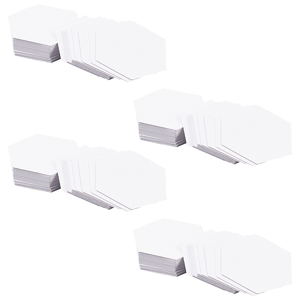 

PandaHall Paper Quilting Templates, English Paper Piecing, DIY Patchwork Sewing Crafts, Hexagon, White, 45x52x0.2mm, Unilateral Length: 26mm...