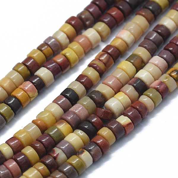 

PandaHall Natural Mookaite Beads Strands, Flat Round/Disc, 3.8~4.2x2~4.5mm, Hole: 0.8~1mm, about 152~180pcs/strand, 15.1~15.5 inch...