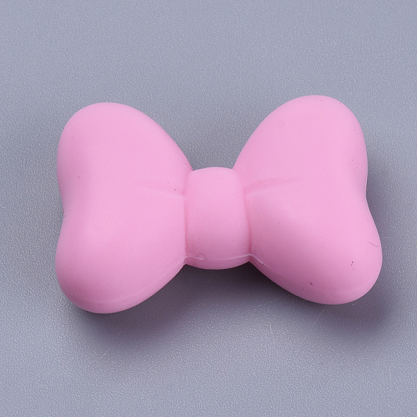

PandaHall Food Grade Eco-Friendly Silicone Beads, Chewing Beads For Teethers, DIY Nursing Necklaces Making, Bowknot, Pink, 21x29x10.5mm...
