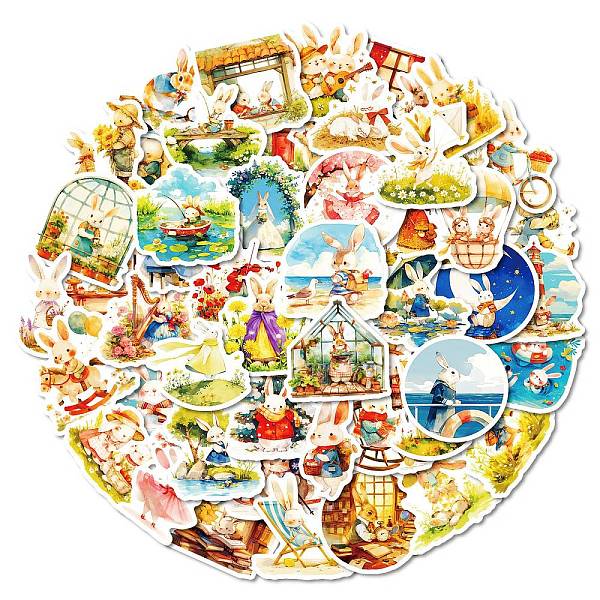 Rabbit Paper Sticker - image