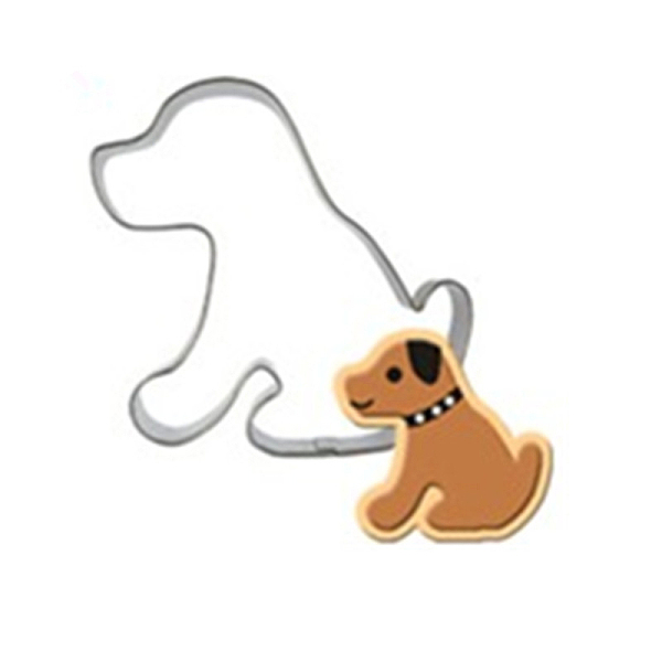 

PandaHall 304 Stainless Steel Puppy Cookie Cutters, Cookies Moulds, DIY Biscuit Baking Tool, Beagle Dog, Stainless Steel Color, 83x66mm 304...