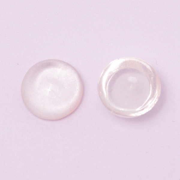 

PandaHall Czech Glass Cabochons, Half Round/Dome, Lavender Blush, 10x5.5mm Glass Half Round Pink