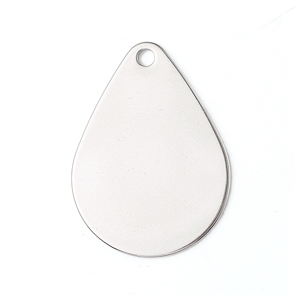 

PandaHall 201 Stainless Steel Pendants, Stamping Blank Tag, Teardrop, Stainless Steel Color, 38x28x1mm, Hole: 3mm 201 Stainless Steel...
