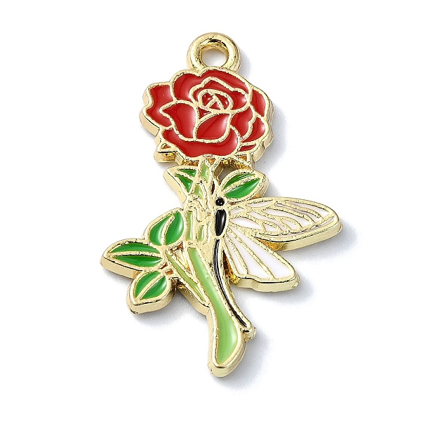 

PandaHall Alloy Enamel Pendants, Golden, Flower, 31.5x20.5x2mm, Hole: 2mm Alloy+Enamel Flower