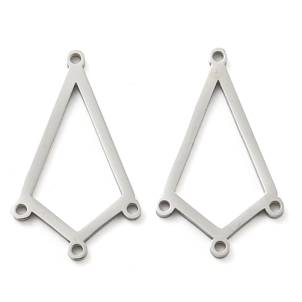 

PandaHall 304 Stainless Steel Chandelier Component Links, Laser Cut, Kite, 25x14.5x1mm, Hole: 1.2mm 304 Stainless Steel Kite