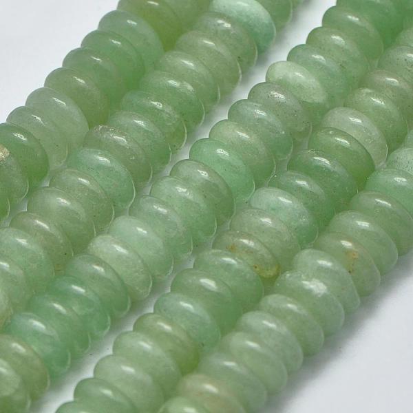 

PandaHall Natural Green Aventurine Heishi Beads Strands, Disc/Flat Round, 8x2.5mm, Hole: 1mm, about 130pcs/strand, 15.35 inch Green...