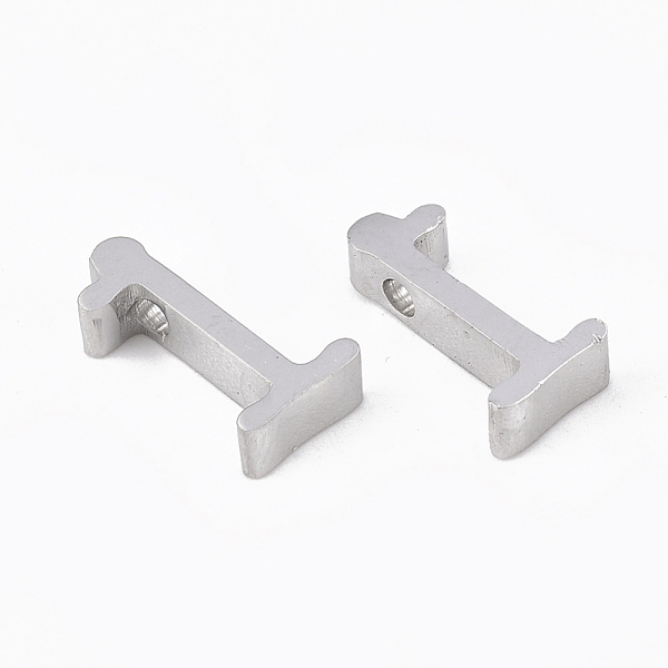 

PandaHall 304 Stainless Steel Pendants, Stainless Steel Color, Letter, Letter.I, 13x7x3mm, Hole: 1.8mm 304 Stainless Steel Letter I