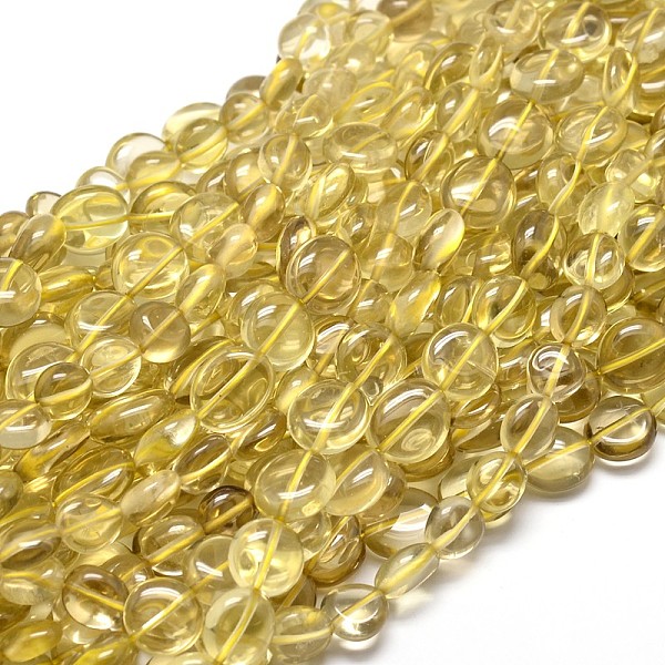 

PandaHall Natural Lemon Quartz Gemstone Nuggets Bead Strands, Tumbled Stone, 9~12x8~13x5~7mm, Hole: 1mm, about 15.3 inch~15.7 inch Lemon...