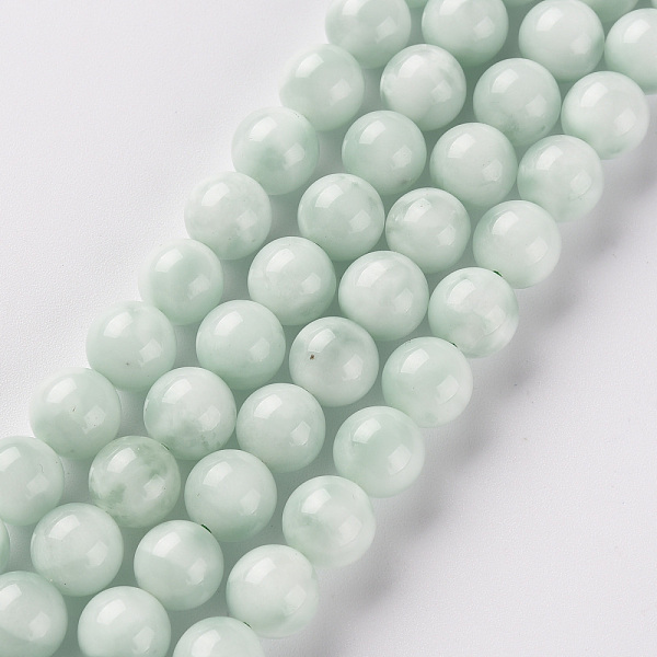 

PandaHall Glass Beads Strands, Round, 8mm, Hole: 0.9mm, about 47pcs/strand, 15.16''(38.5cm) Glass Round