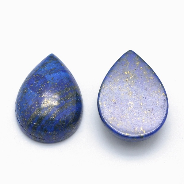 

PandaHall Natural Lapis Lazuli Cabochons, Teardrop, Dyed, 25x18x7mm Lapis Lazuli Teardrop