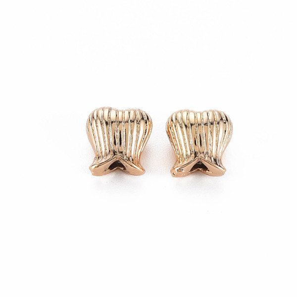 

PandaHall Brass Beads, Nickel Free, Flower Bud, Real 18K Gold Plated, 8x8x5.5mm, Hole: 1.8mm Brass Flower