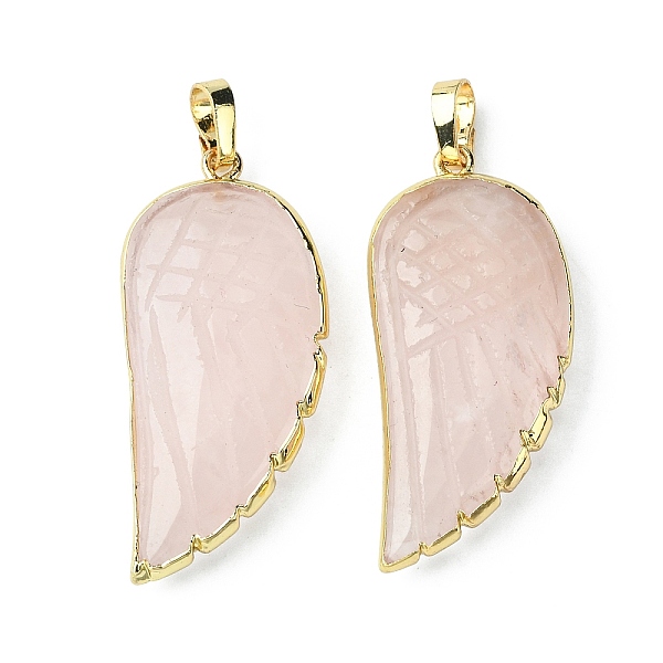 Natural Rose Quartz Pendants