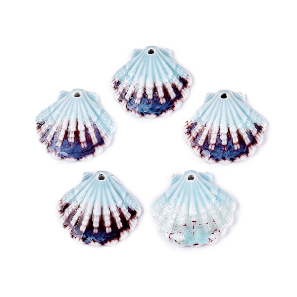 Vintage Handmade Porcelain Pendants