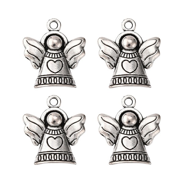 

PandaHall Tibetan Style Pendants, Lead Free & Cadmium Free & Nickel Free, Angel, Antique Silver Color, Size: about 21mm long, 19mm wide, 3mm...