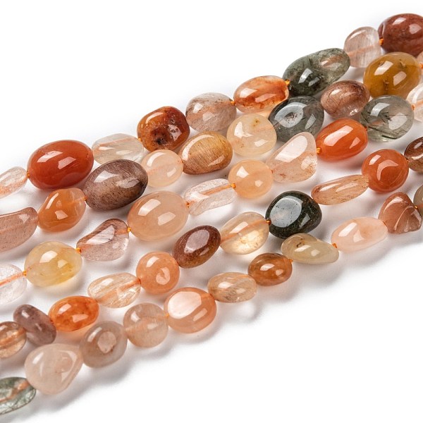 

PandaHall Natural Agate Beads Strands, Nuggets, Tumbled Stone, 5~8.5x5.5~7x3.5~4mm, Hole: 0.7mm, about 64pcs/strand, 16.34''(41.5cm) Natural...