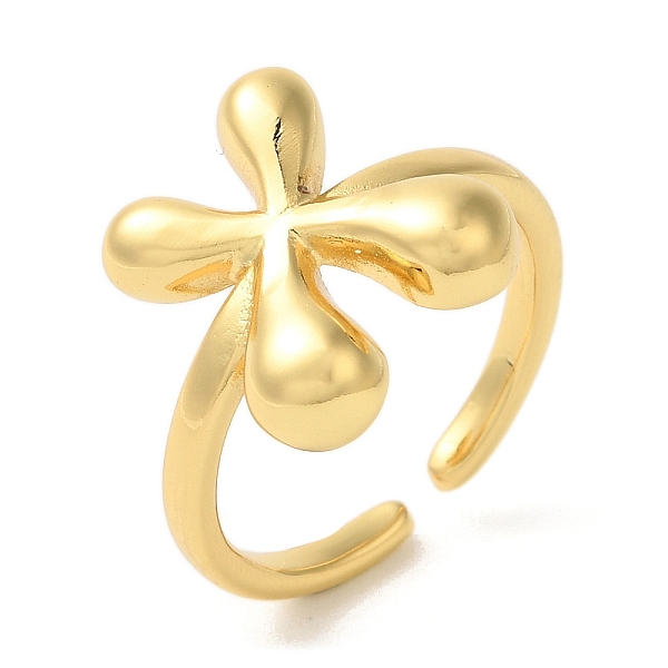 Brass Open Cuff Rin… - image