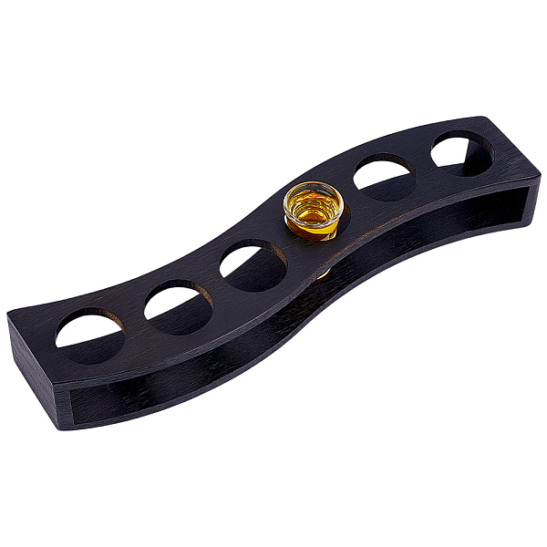 Support de rangement pour verres à vin en bambou à 6 trou