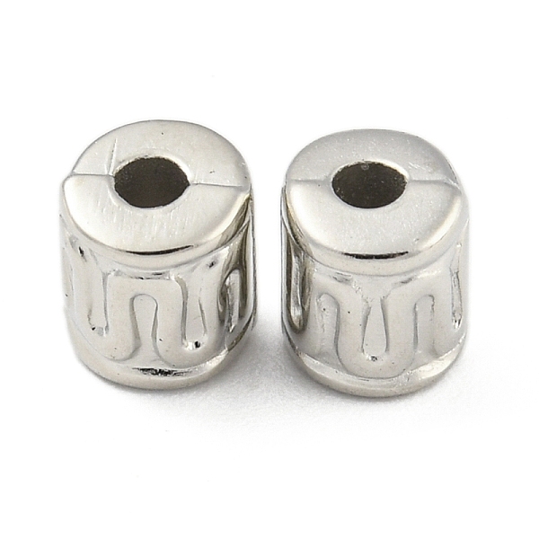 

PandaHall CCB Plastic Beads, Column, Platinum, 6x5mm, Hole: 1.8mm Plastic Column