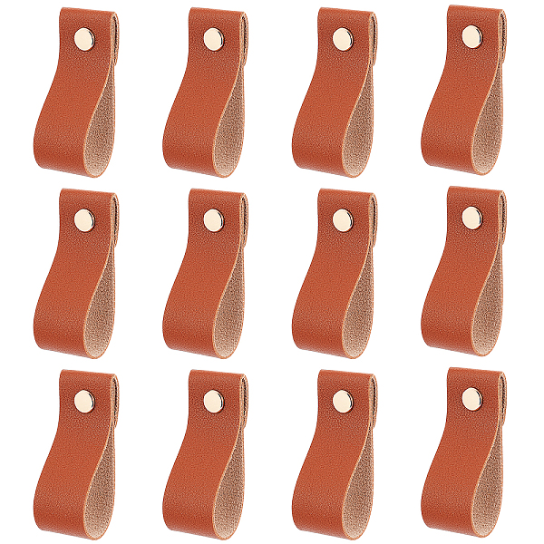 Rectangle Leather Drawer Handles