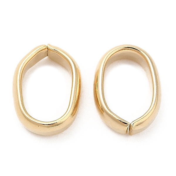 

PandaHall Brass Linking Rings, Quick Link Connector, Cadmium Free & Lead Free, Long-Lasting Plated, Oval, Real 24K Gold Plated, 9x7x2.5mm...