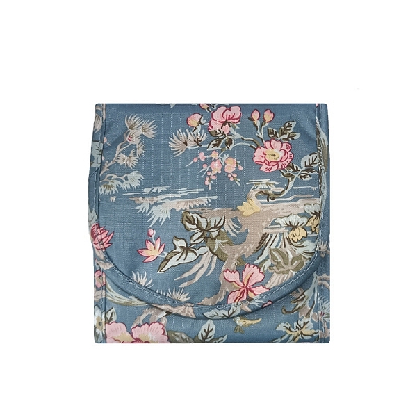 

PandaHall Flower Print Polyester Jewelry Storage Bags, Jewelry Roll Packing Bags, for Rings, Earrings, Necklaces Storage, Colorful...