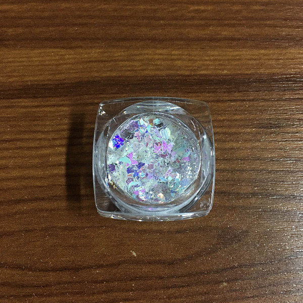 

PandaHall Shiny Nail Art Decoration Accessories, with Glitter Powder and Sequins, DIY Sparkly Paillette Tips Nail, Beige, 1~3.5x1~3.5mm..., Yellow